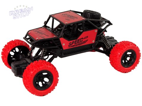 Auto Zdalnie Sterowane Terenowe R/C 1:18 Czerwone. Auto Zdalnie Sterowane Terenowe R/C 1:18 Czerwone.