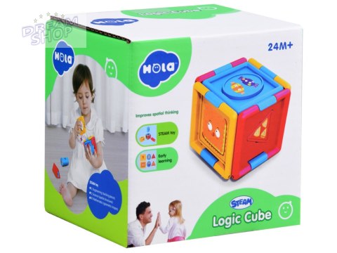 Edukacyjna rozkładana Kostka logiczna ZA4539 Edukacyjna rozkładana Kostka logiczna ZA4539