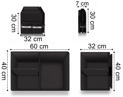 Organizer samochodowy do bagażnika 4wheelz WISMAR