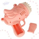 Pistolet do baniek mydlanych bańki mydlane ze skrzydłami różowy