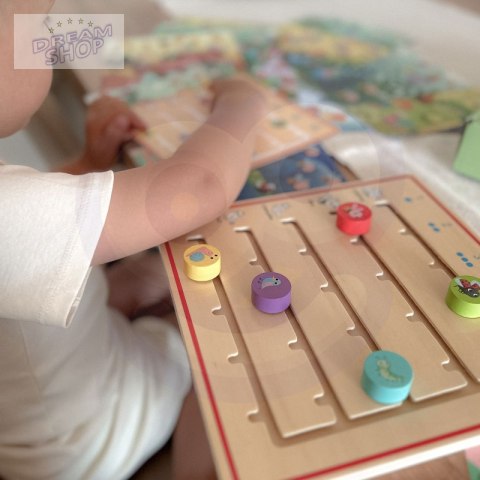 TOOKY TOY Drewniana Gra Nauka Liczenia Zwierzątka TOOKY TOY Drewniana Gra Nauka Liczenia Zwierzątka