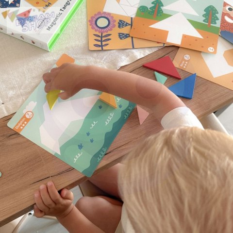 TOOKY TOY Puzzle Tangram Układanka dla Dzieci Nauka Kształtów Figury Kształty 18el. TOOKY TOY Puzzle Tangram Układanka dla Dzieci Nauka Kształtów Figury Kształty 18el.