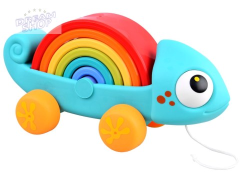 Tęczowy kameleon układanka montessori 18m+ ZA4532 Tęczowy kameleon układanka montessori 18m+ ZA4532