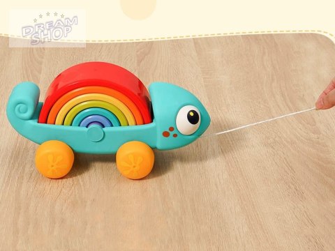 Tęczowy kameleon układanka montessori 18m+ ZA4532 Tęczowy kameleon układanka montessori 18m+ ZA4532