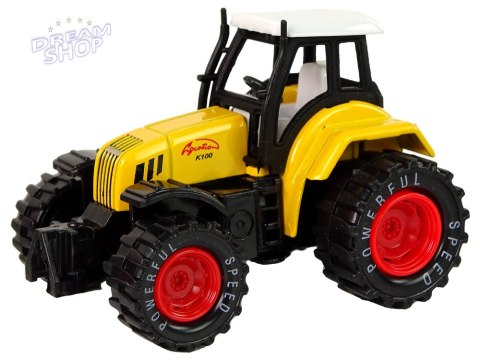 Traktor Ciągnik Resorak Metalowy z Napędem Traktor Ciągnik Resorak Metalowy z Napędem
