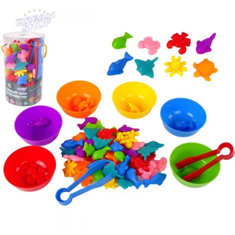 WOOPIE Gra Edukacyjna Sorter Kolorów Morska Kraina 64 el. WOOPIE Gra Edukacyjna Sorter Kolorów Morska Kraina 64 el.