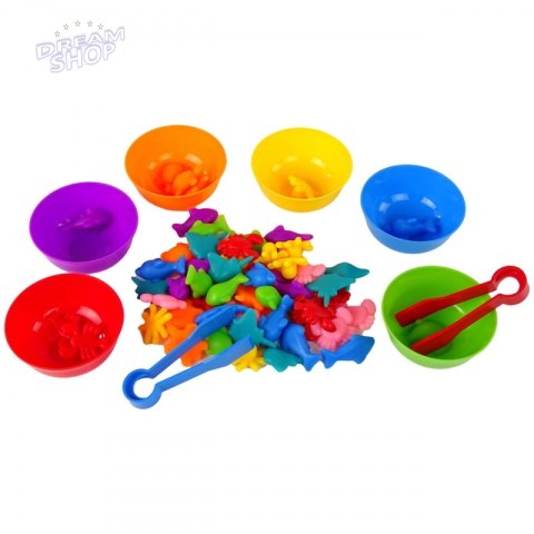 WOOPIE Gra Edukacyjna Sorter Kolorów Morska Kraina 64 el. WOOPIE Gra Edukacyjna Sorter Kolorów Morska Kraina 64 el.