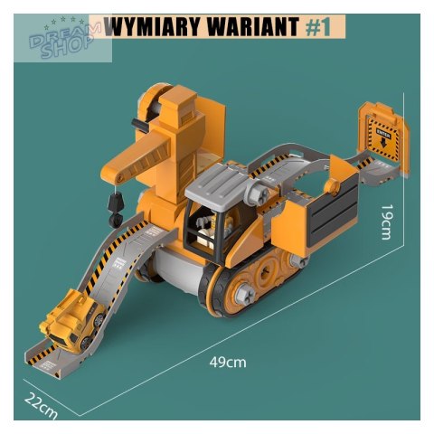 WOOPIE Mega Plac Budowy 5w1 Zestaw XXL do Skręcania DIY WOOPIE Mega Plac Budowy 5w1 Zestaw XXL do Skręcania DIY