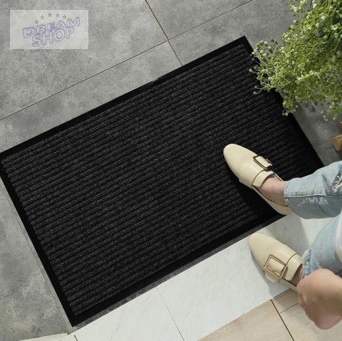 Wycieraczka wejściowa 40x60 cm SEILA czarna zestaw 2 sztuk Wycieraczka wejściowa 40x60 cm SEILA czarna zestaw 2 sztuk