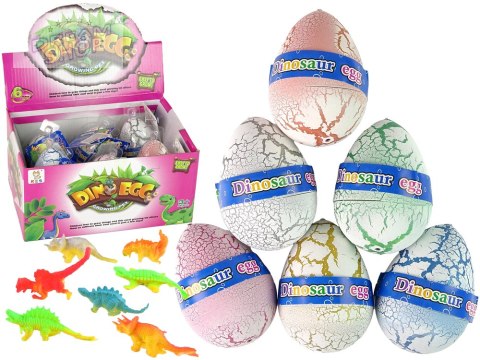 Wykluwające się Magiczne Jajko Dinozaura Rosnące 7,5 cm Białe Wykluwające się Magiczne Jajko Dinozaura Rosnące 7,5 cm Białe