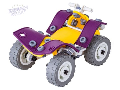 Klocki Elastyczne, Konstrukcyjne 100 El. Auto, Wyścigówka, Quad, Helikopter, Samolot Do Rozkręcania I Skręcania 4w1 Klocki Elastyczne, Konstrukcyjne 100 El. Auto, Wyścigówka, Quad, Helikopter, Samolot Do Rozkręcania I Skręcania 4w1