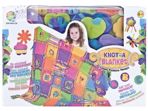 Kreatywny Zestaw, Wyszywanka, Pluszowy KOCYK Do Szycia DIY PATCHWORKOWA NARZUTKA KOC + LITERKI, OZDOBY Kreatywny Zestaw, Wyszywanka, Pluszowy KOCYK Do Szycia DIY PATCHWORKOWA NARZUTKA KOC + LITERKI, OZDOBY