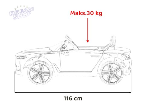 Pojazd BMW I4 Czarny Pojazd BMW I4 Czarny