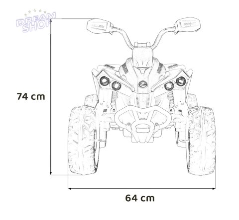 Quad Maverick ATV Khaki Quad Maverick ATV Khaki