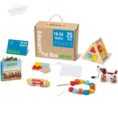 Tooky Toy Edukacyjne Pudełko dla Dzieci z 6w1 od 19 miesiąca Tooky Toy Edukacyjne Pudełko dla Dzieci z 6w1 od 19 miesiąca