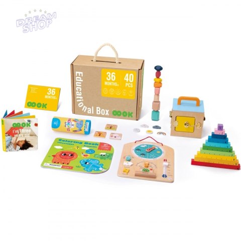 Tooky Toy Edukacyjne Pudełko dla Dzieci z 6w1 od 3 Lat Tooky Toy Edukacyjne Pudełko dla Dzieci z 6w1 od 3 Lat