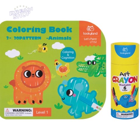 Tooky Toy Edukacyjne Pudełko dla Dzieci z 6w1 od 3 Lat Tooky Toy Edukacyjne Pudełko dla Dzieci z 6w1 od 3 Lat