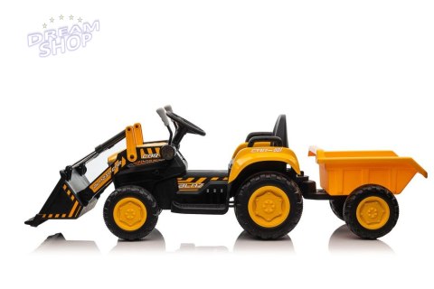 Traktor Na Akumulator Z łyżką BW-X002A Żółty Traktor Na Akumulator Z łyżką BW-X002A Żółty