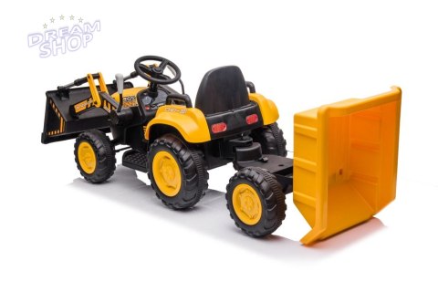 Traktor Na Akumulator Z łyżką BW-X002A Żółty Traktor Na Akumulator Z łyżką BW-X002A Żółty