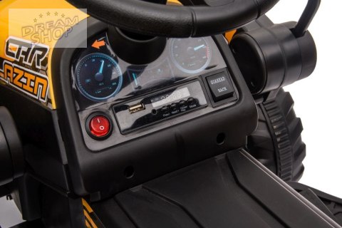Traktor Na Akumulator Z łyżką BW-X002A Żółty Traktor Na Akumulator Z łyżką BW-X002A Żółty