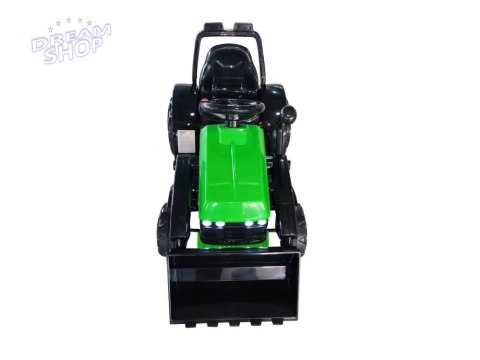 Traktor na Akumulator ZP1001B Z Łyżką Klakson Zielony Traktor na Akumulator ZP1001B Z Łyżką Klakson Zielony