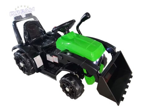 Traktor na Akumulator ZP1001B Z Łyżką Klakson Zielony Traktor na Akumulator ZP1001B Z Łyżką Klakson Zielony