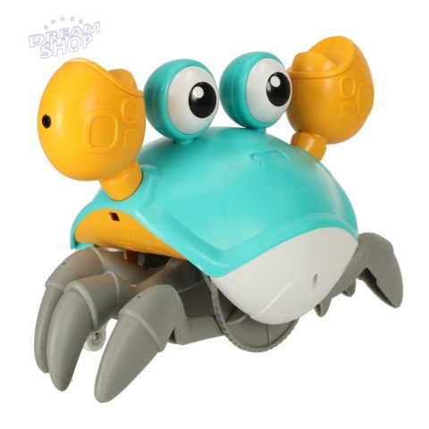 Krab pełzający interaktywny z dźwiękiem zielony Krab pełzający interaktywny z dźwiękiem zielony