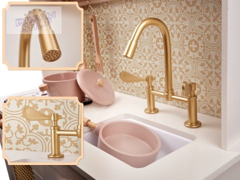 Kuchnia drewniana MDF retro z akcesoriami BOHO Kuchnia drewniana MDF retro z akcesoriami BOHO