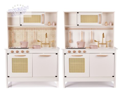 Kuchnia drewniana MDF retro z akcesoriami BOHO Kuchnia drewniana MDF retro z akcesoriami BOHO