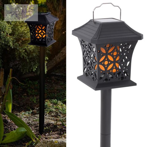 Lampa solarna latarenka wisząca stojąca 12LED Lampa solarna latarenka wisząca stojąca 12LED
