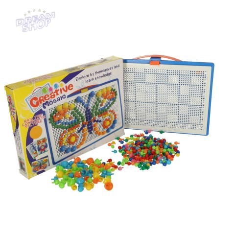 Puzzle pinezki grzybki 296szt