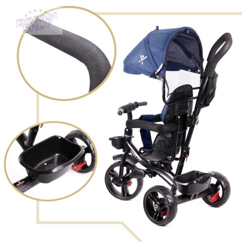 Rowerek trójkołowy Trike Fix Lite granatowy Rowerek trójkołowy Trike Fix Lite granatowy