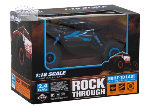 Samochód RC Rock Crawler HB 2,4GHz 1:18 niebieski Samochód RC Rock Crawler HB 2,4GHz 1:18 niebieski
