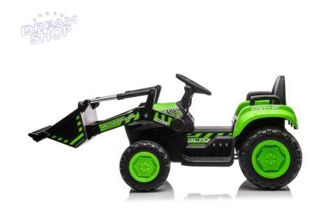 Traktor Na Akumulator Z łyżką BW-X002A Zielony Traktor Na Akumulator Z łyżką BW-X002A Zielony