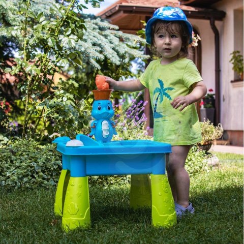 WOOPIE Stolik Wodny 2w1 Piaskownica Kaczka Wodospad 9 akc.