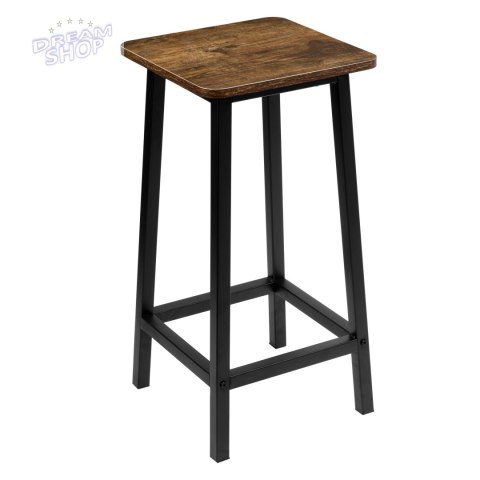 Hoker krzesło barowe metalowe KENT RUSTIC loft Hoker krzesło barowe metalowe KENT RUSTIC loft