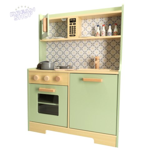 Kuchnia drewniana MDF dla dzieci miętowa Kuchnia drewniana MDF dla dzieci miętowa