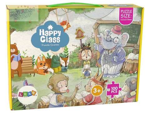 Puzzle Szkoła Dla Zwierząt 100 Elementów Puzzle Szkoła Dla Zwierząt 100 Elementów