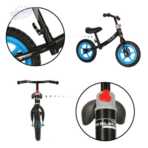 Rowerek biegowy Trike Fix Balance czarno-niebieski Rowerek biegowy Trike Fix Balance czarno-niebieski