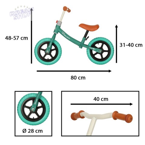 Rowerek biegowy Trike Fix Balance turkusowy Rowerek biegowy Trike Fix Balance turkusowy