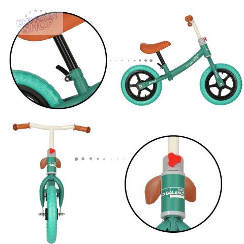 Rowerek biegowy Trike Fix Balance turkusowy Rowerek biegowy Trike Fix Balance turkusowy