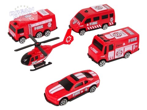 Zestaw Autek Resoraki Pojazdy Straż Pożarna Ambulans Zestaw Autek Resoraki Pojazdy Straż Pożarna Ambulans