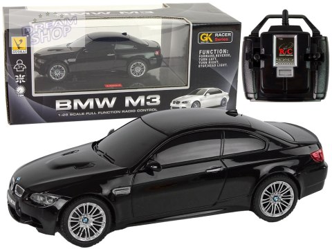 Auto R/C BMW R3 Czarne + Pilot , Światła 1:28 Auto R/C BMW R3 Czarne + Pilot , Światła 1:28