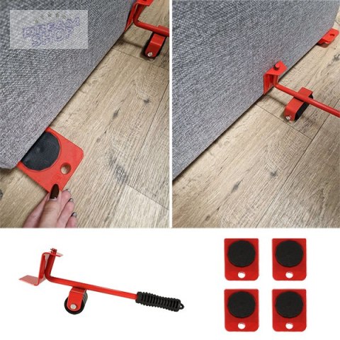 Rolki do transportu zestaw do przesuwania mebli 5w1