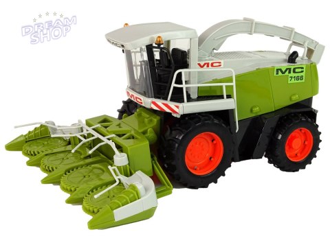 Zielony Kombajn Ruchome Części Duży MC 7166 Zielony Kombajn Ruchome Części Duży MC 7166