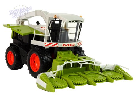 Zielony Kombajn Ruchome Części Duży MC 7166 Zielony Kombajn Ruchome Części Duży MC 7166