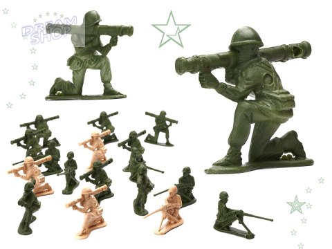 Żołnierzyki baza wojskowa figurki zestaw 307el.