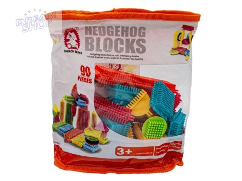 Klocki Konstrukcyjne, Wafle, Jeżyki, Grzebyki 90 elementów