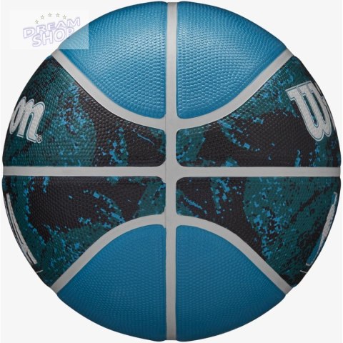 PIŁKA DO KOSZYKÓWKI WILSON NBA DRV PLUS VIBE WZ3012602XB7 R.7 czarno niebieska PIŁKA DO KOSZYKÓWKI WILSON NBA DRV PLUS VIBE WZ3012602XB7 R.7 czarno niebieska