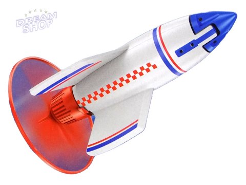 Rakieta Wyrzutnia Latająca Ładowarka Biała 21 cm Rakieta Wyrzutnia Latająca Ładowarka Biała 21 cm